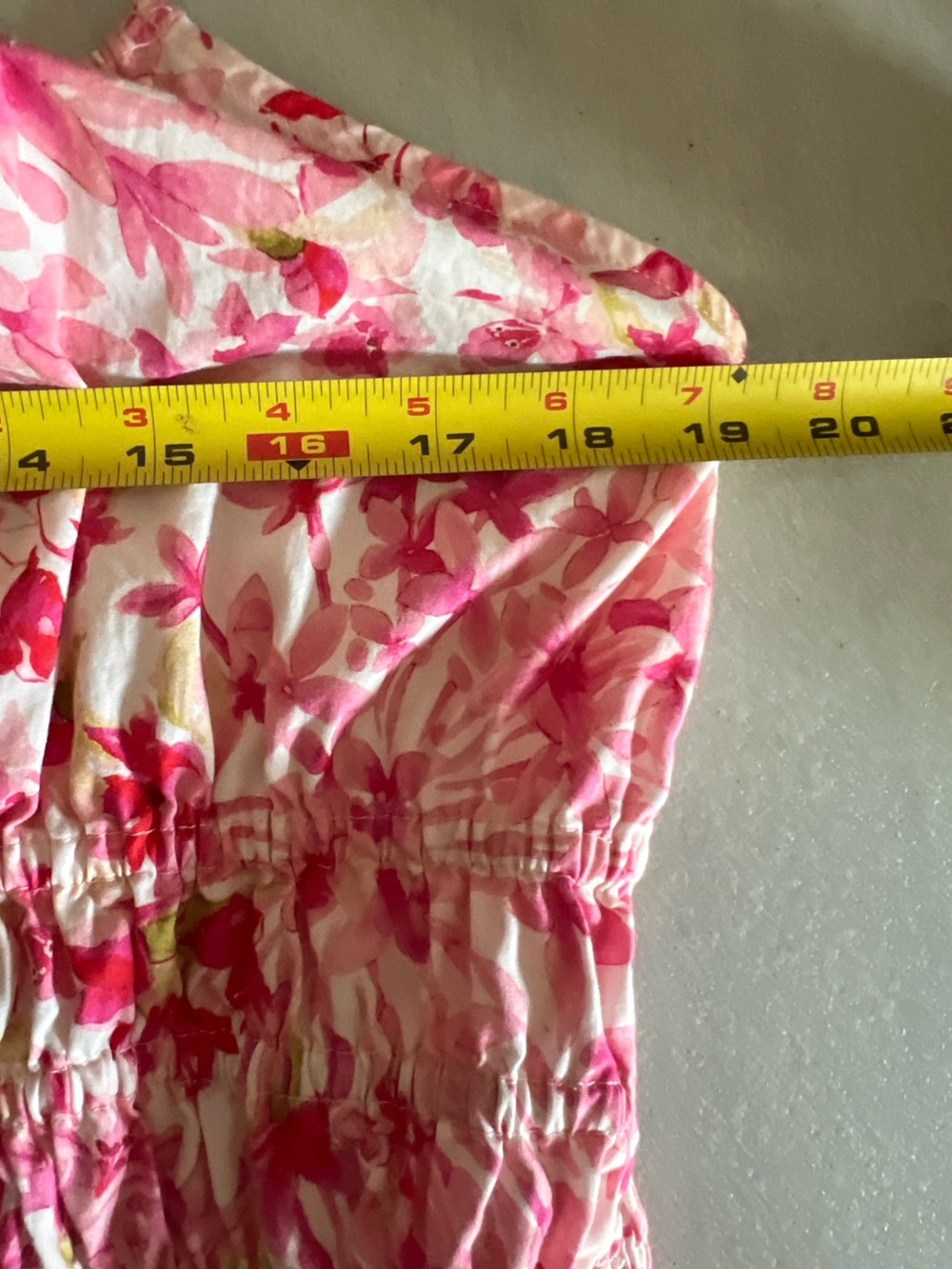 Floral Pink Maxi Skirt - Lightweight Summer Sleeveless - Picture 7 of 10